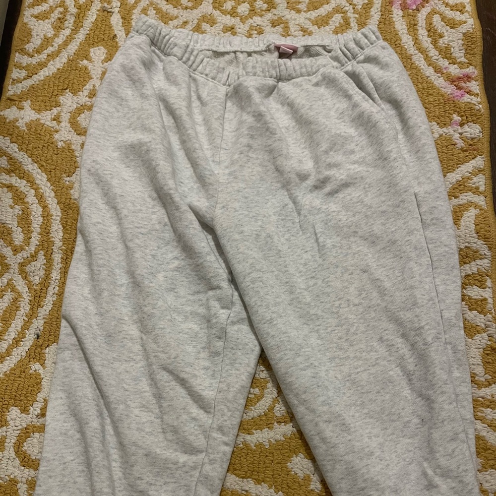 Grey sweatpants